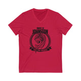 Robert Lee Johnston's Unisex Jersey Short Sleeve V-Neck Tee