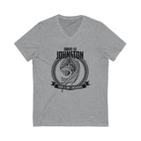 Robert Lee Johnston's Unisex Jersey Short Sleeve V-Neck Tee